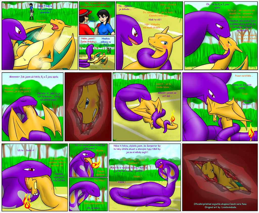 a_(livinlovindude) arbok arbok_(livinlovindude) charizard cobra coiling dragon female human internal livinlovindude male male/female mammal nintendo pok&eacute;mon pok&eacute;mon_(species) reptile scalie snake video_games vore