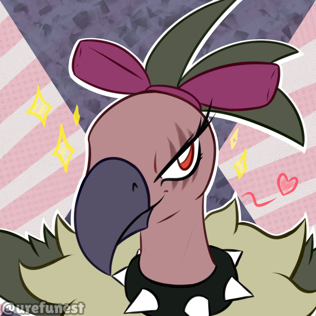 anthro avian female fur icon mandibuzz nintendo pok&eacute;mon pok&eacute;mon_(species) urefunest video_games