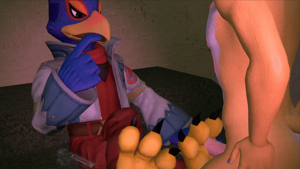 3_toes 3d_(artwork) 3d_animation animal_humanoid animated anthro avian avian_humanoid barefoot between_toes canid canine claws clothed clothed/nude clothing digital_media_(artwork) duo erection falco_lombardi feet finger_in_mouth foot_fetish foot_focus foot_play footjob fox fox_mccloud foxmccloud287 genitals hindpaw humanoid male male/male mammal nintendo nude paws penis penis_between_toes sex short_playtime soles star_fox talonjob talons toe_claws toes video_games