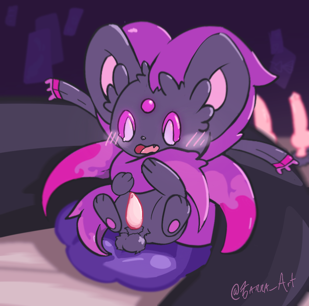 anthro balls cinccino dildo fak&eacute;mon fan_character feral fluffy fluffy_hair fluffy_tail flustered genitals hair inside invalid_tag male mammal mouse murid murine nintendo open_mouth pawpads paws penis pillow pink pok&eacute;mon pok&eacute;mon_(species) purple purple_background relaxing rodent sex_toy shy simple_background solo spread_legs spreading stylized video_games zarra_(artist)