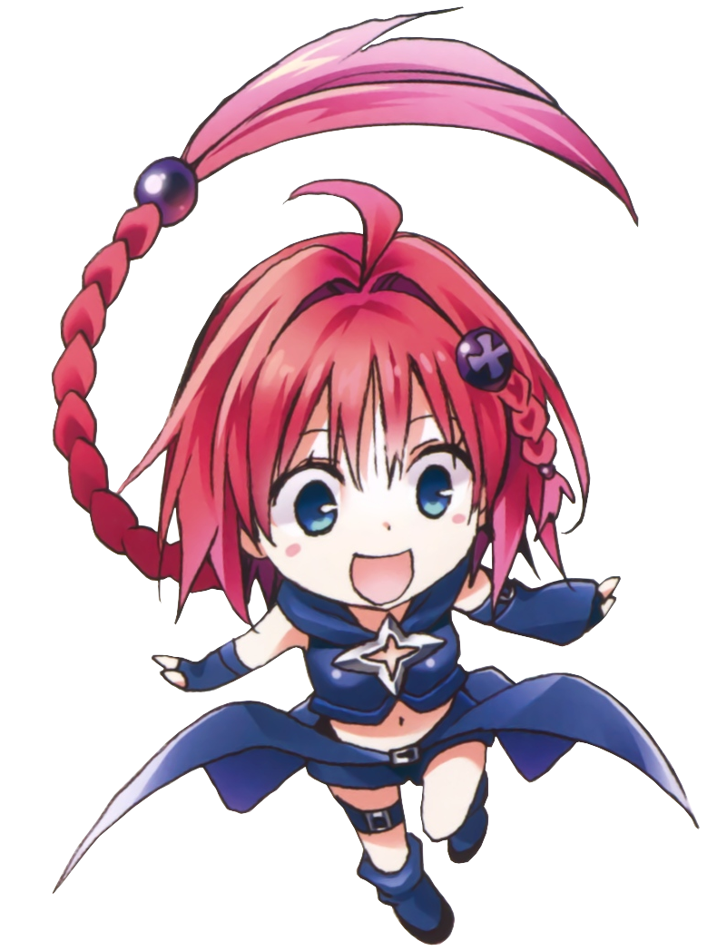 blue_eyes chibi kurosaki_mea non-web_source red_hair smile