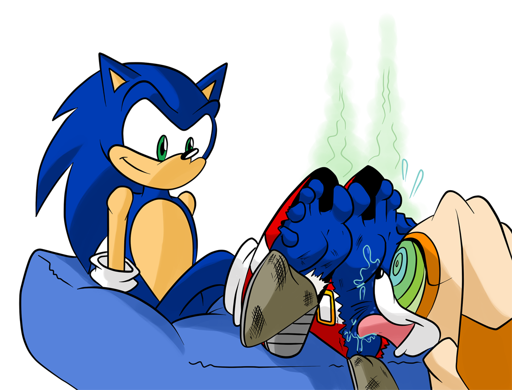 anthro barefoot cream_the_rabbit duo eulipotyphlan feet female hedgehog hypnosis lagomorph leporid mammal mind_control rabbit salmacisreptile sega smelly soles sonic_the_hedgehog sonic_the_hedgehog_(series) toes