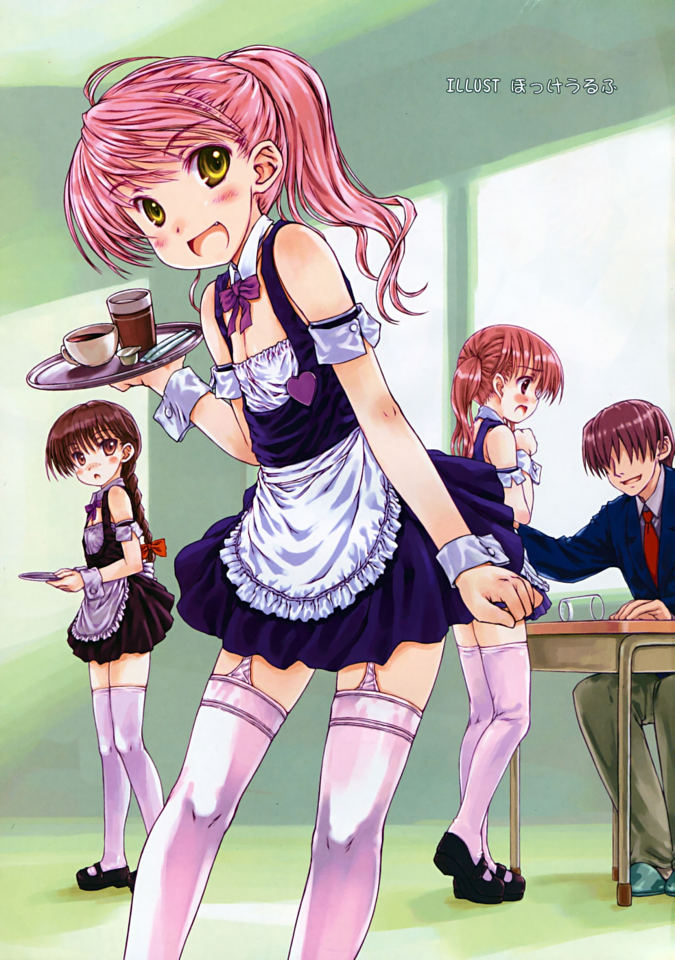 focke_wulf stockings tagme thigh-highs waitress