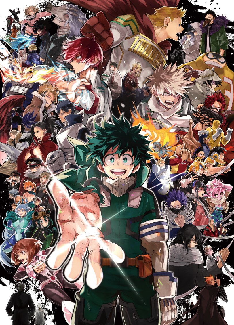 6+boys 6+girls :d adjusting_clothes adjusting_headwear all_for_one_(boku_no_hero_academia) all_might amajiki_tamaki animal_ears animal_head aoyama_yuuga arm_up armor arms_at_sides arms_behind_head ashido_mina asui_tsuyu back-to-back bakugou_katsuki bangs bare_shoulders belt best_jeanist black_background black_eyes black_hair black_mask black_outline black_pants black_shirt black_sleeves black_suit blonde_hair blue_eyes blue_fire blue_hair blue_skin blunt_bangs blush bodysuit boku_no_hero_academia brown_hair burn_scar cape carrying cat_o'_nine_tails catsuit center_opening cheek_piercing child_carry china_dress chinese_clothes chronostasis_(boku_no_hero_academia) clenched_hand clenched_teeth closed_mouth coat collared_shirt colored_skin covered_face crossed_arms dabi_(boku_no_hero_academia) dark-skinned_female dark_blue_hair dark_shadow dark_skin denim detached_sleeves diffraction_spikes disembodied_limb double_bun dress drill_hair ear_piercing endeavor_(boku_no_hero_academia) eraser_head_(boku_no_hero_academia) eri_(boku_no_hero_academia) everyone evil_grin evil_smile explosion extra_eyes eye_contact eye_focus eye_mask fangs fat_gum_(boku_no_hero_academia) feather_trim female_child fingerless_gloves fire floating_hair forked_eyebrows formal freckles fur-trimmed_jacket fur_trim geten_(boku_no_hero_academia) glasses gloves glowing goggles goggles_on_head green_bodysuit green_eyes green_hair grey_hair grin hadou_nejire hagakure_tooru hair_between_eyes hair_bun hair_over_one_eye hair_strand hand_on_another's_head hand_up hands_in_pocket hands_in_pockets hands_up happy hat hawks_(boku_no_hero_academia) head_down headgear headphones helmet high_collar hood hooded_cape horns iida_tenya invisible jacket jirou_kyouka kaminari_denki kamui_woods kendou_itsuka kirishima_eijirou kouda_kouji leotard light_blue_hair lizardman long_earlobes long_hair long_nose long_sleeves long_tongue looking_at_another looking_at_viewer looking_to_the_side loud_cloud low-tied_long_hair mask mask_over_one_eye messy_hair midnight_(boku_no_hero_academia) midoriya_izuku mineta_minoru mirko mishima_(msm_mha) monoma_neito mount_lady mouth_mask mr._compress multicolored_hair multiple_boys multiple_girls multiple_scars necktie ojiro_mashirao one_knee open_mouth orange_gloves orange_hair orange_shirt outline outstretched_arm outstretched_arms overhaul_(boku_no_hero_academia) pants parted_bangs peaked_cap piercing pink_hair pink_shirt pink_skin pinstripe_pattern pinstripe_suit plague_doctor_mask polka_dot polka_dot_necktie ponytail purple_cape purple_eyes purple_hair pyrokinesis quiff rabbit_ears re-destro reaching_towards_viewer red_cape red_eyes red_gloves red_hair red_necktie red_scarf red_wings ryuukyuu sad sanpaku satou_rikidou scales scar scar_on_arm scar_on_face scar_on_hand scarf school_uniform semi-rimless_eyewear sero_hanta sharp_teeth shigaraki_tomura shigaraki_yoichi shinsou_hitoshi shirt short_hair short_sleeves shouji_mezou side_ponytail sidelocks single_horn sir_nighteye skeptic_(boku_no_hero_academia) sleeveless slit_pupils smile sparkle spiked_hair spinner_(boku_no_hero_academia) spoilers spread_arms steepled_fingers streaked_hair striped suit tape teeth tentacles tetsutetsu_tetsutetsu thumbs_up tinted_eyewear todoroki_shouto toga_himiko togata_mirio toggles tokoyami_fumikage tongue tongue_out top_hat trumpet_(boku_no_hero_academia) tsurime turtleneck_dress twice_(boku_no_hero_academia) two-tone_background u.a._school_uniform unitard upper_body uraraka_ochako utility_belt utsushimi_kemii v-neck v-shaped_eyebrows vlad_king_(boku_no_hero_academia) whip white_background white_gloves white_hair white_mask white_outline white_scarf white_shirt white_sleeves wings yagi_toshinori yaoyorozu_momo yellow-tinted_eyewear yellow_bodysuit yellow_eyes yellow_gloves yoarashi_inasa zipper_pull_tab