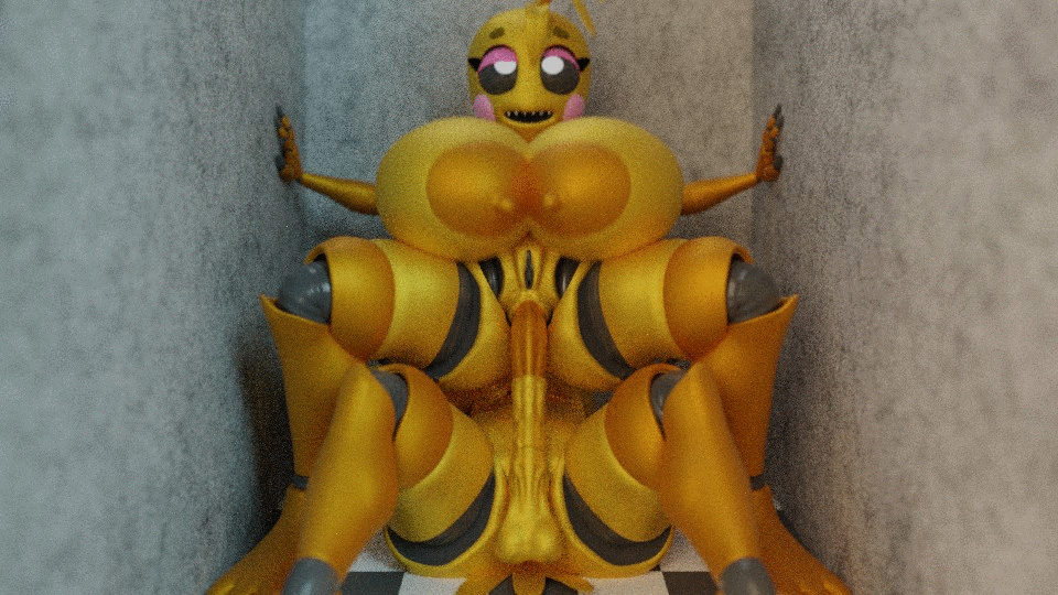3d_(artwork) 3d_animation akkoarcade anal anal_penetration anatid animal_genitalia animal_penis animated animatronic anseriform anthro anus avian balls big_breasts bird bouncing_balls bouncing_breasts breasts digital_media_(artwork) duck duo equine_penis female five_nights_at_freddy's five_nights_at_freddy's_2 genitals half-closed_eyes huge_breasts intersex intersex/female machine narrowed_eyes nipples nude on_bottom on_top open_mouth penetration penile penile_penetration penis penis_in_ass pussy reverse_cowgirl_position robot scottgames sex sharp_teeth smile teeth thick_thighs toy_chica_(fnaf) video_games wide_hips yellow_body