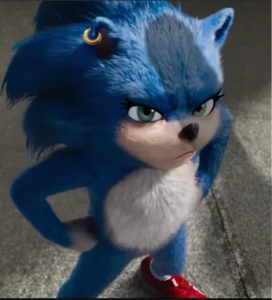 ambiguous_gender anthro edit penis_shadow sega shadman solo sonic_the_hedgehog sonic_the_hedgehog_(film) sonic_the_hedgehog_(series) ugly_sonic