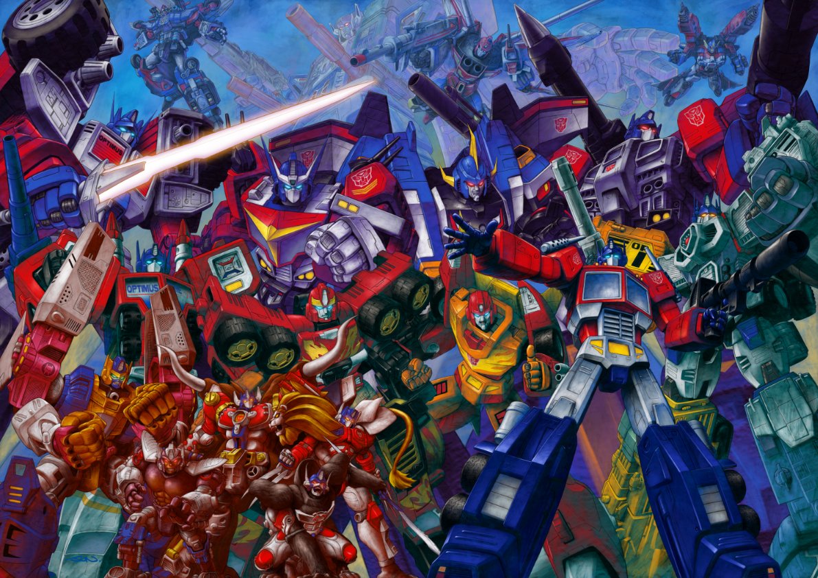 annotated autobot beast_machines beast_wars beast_wars:_transformers beast_wars_ii beast_wars_neo big_convoy blue_eyes clenched_hands dai_atlas everyone flying fortress_maximus ginrai_(transformers) glowing glowing_eyes gun holding holding_gun holding_weapon lio_convoy maximal mecha nakamura_jun'ichi no_humans omega_prime open_hand optimal_optimus optimus_primal optimus_prime red_eyes robot rodimus rodimus_prime science_fiction smile star_convoy star_saber_(transformers) thumbs_up transformers transformers:_return_of_convoy transformers_armada transformers_car_robots transformers_prime transformers_super-god_masterforce transformers_victory transformers_zone v-fin weapon