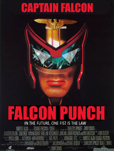 captain_falcon f-zero judge_dredd meme parody photoshop poster super_smash_bros.