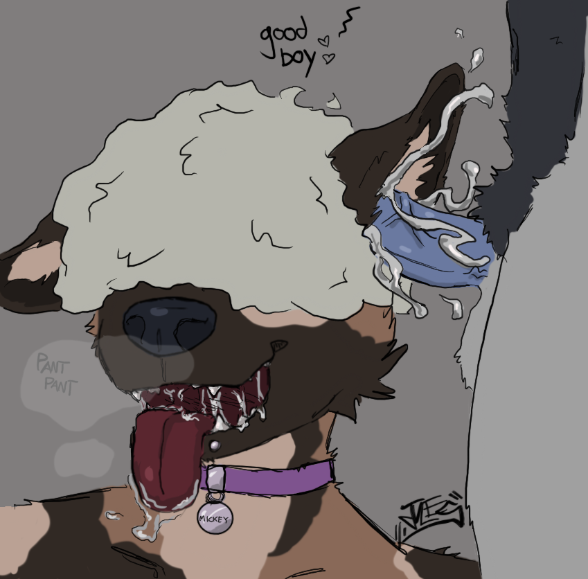 african_wild_dog alex(alex_da_proto) anthro balls barely_visible_balls barely_visible_genitalia biped blue_penis bodily_fluids breath brown_body brown_fur canid canine collar collar_only collar_tag cum cum_inside cum_spray cum_while_penetrated cumshot duo ear_penetration ejaculation erection facial_piercing fur genital_fluids genitals good_boy grey_body grey_fur hair hair_over_eyes hair_over_face humanoid_genitalia inner_ear_fluff juuuul lip_piercing looking_pleasured machine male male/male male_penetrating mammal mickey_(juuuul) multicolored_body multicolored_fur nude open_mouth orgasm orgasm_face panting penetration penile penile_penetration penis piercing protogen pubes robotic round_ears saliva saliva_on_tongue saliva_string snakebite_piercing tongue tongue_out tuft white_body white_fur