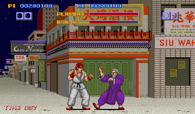 cap capcom fight fighting game gen gen_(street_fighter) lowres oldschool ryu ryuu_(street_fighter) screencap street_fighter street_fighter_1