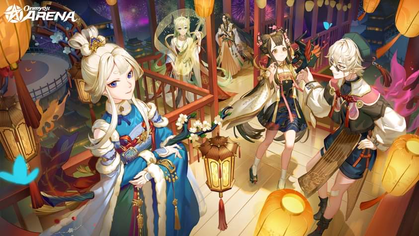 chin_(onmyoji) escrin jpeg_artifacts kinnara_(onmyoji) momo_no_sei_(onmyoji) non-web_source onikiri_(onmyoji) onmyoji source_request tagme