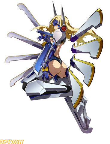 android ass blazblue blonde_hair mu-12 official_art wings