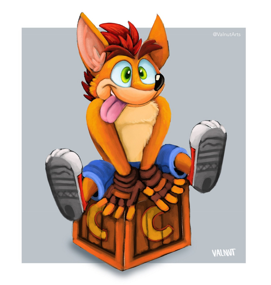 activision anthro bandicoot crash_bandicoot crash_bandicoot_(series) crash_team_racing_nitro-fueled male mammal marsupial solo valnvt