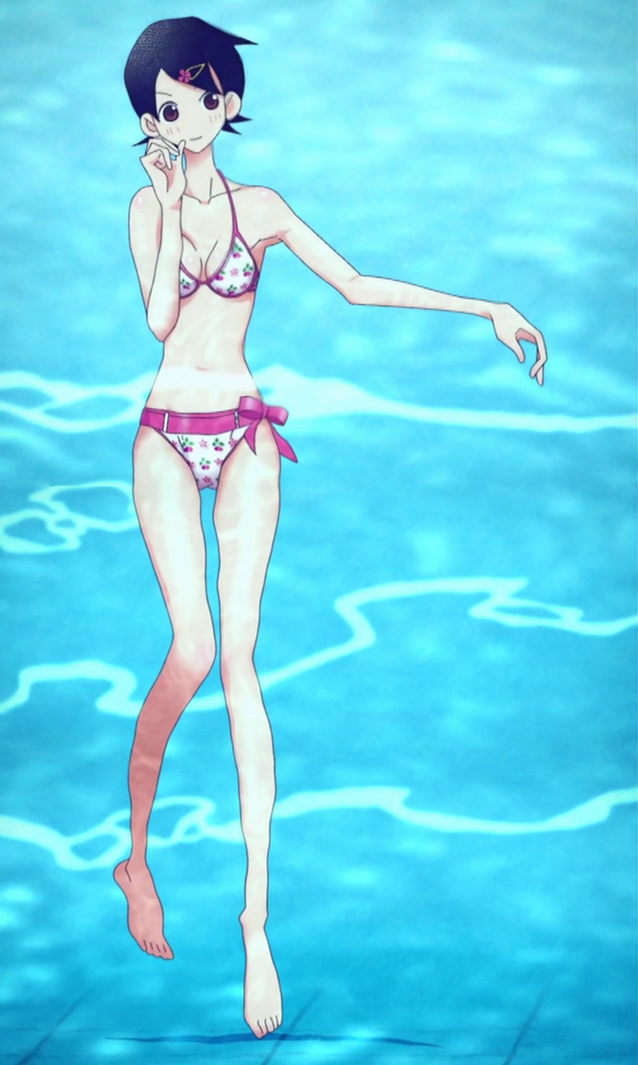 artist_request bikini fuura_kafuka pool sayonara_zetsubou_sensei solo swimsuit