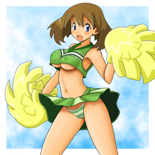 cheerleader haruka_(pokemon) peeing photoshop pokemon tsumitani_daisuke wetting