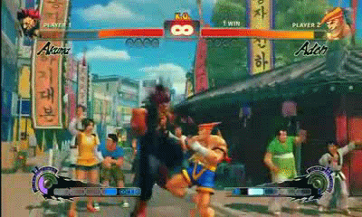 adon_(street_fighter) animated animated_gif battle capcom gouki intravenous_drip lowres multiple_boys non-web_source street_fighter street_fighter_iv_(series) ultra_combo