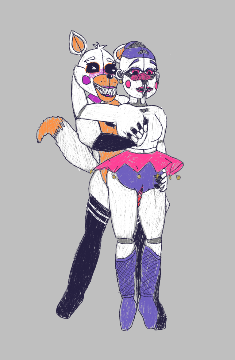 &lt;3 ambiguous_gender animatronic anthro armwear avocado_art ballora_(fnafsl) bell bite biting_lip black_nails blush bodily_fluids bottomwear breast_grab breasts canid canine clenched_teeth clothing colored_nails crown dancewear dripping ear_piercing ear_ring endoskeleton fangs female female/ambiguous fishnet five_nights_at_freddy's five_nights_at_freddy's_world fondling fox genital_fluids hair hand_on_breast headgear humanoid invalid_tag legwear lolbit_(fnaf) machine mammal metallic_body nails one_eye_closed penetration piercing precum pussy_juice ring_piercing robot scottgames sister_location skirt tail teeth thigh_highs tiara tied_hair tiptoes tutu vaginal vaginal_penetration wet