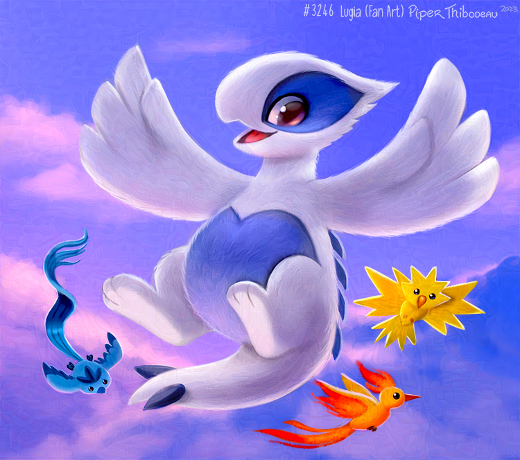 2023 ambiguous_gender articuno beady_eyes black_eyes blue_body blue_feathers brown_eyes cloud cryptid-creations feathered_wings feathers feral flying generation_1_pokemon generation_2_pokemon group legendary_pokemon lugia moltres nintendo open_mouth orange_body orange_feathers pokemon pokemon_(species) red_body red_feathers sky text wings yellow_body yellow_feathers zapdos