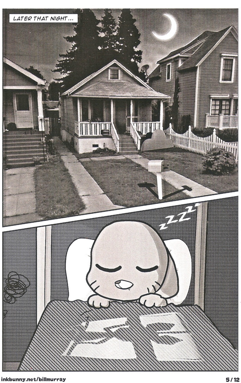 2013 anthro bed bedroom billmurray black_and_white building cartoon_network comic crescent_moon domestic_cat duo felid feline felis furniture gumball_watterson hi_res house mailbox male mammal monochrome moon night outside silhouette sleeping solo sound_effects teri_(tawog) text the_amazing_world_of_gumball url vowelless vowelless_sound_effect zzz