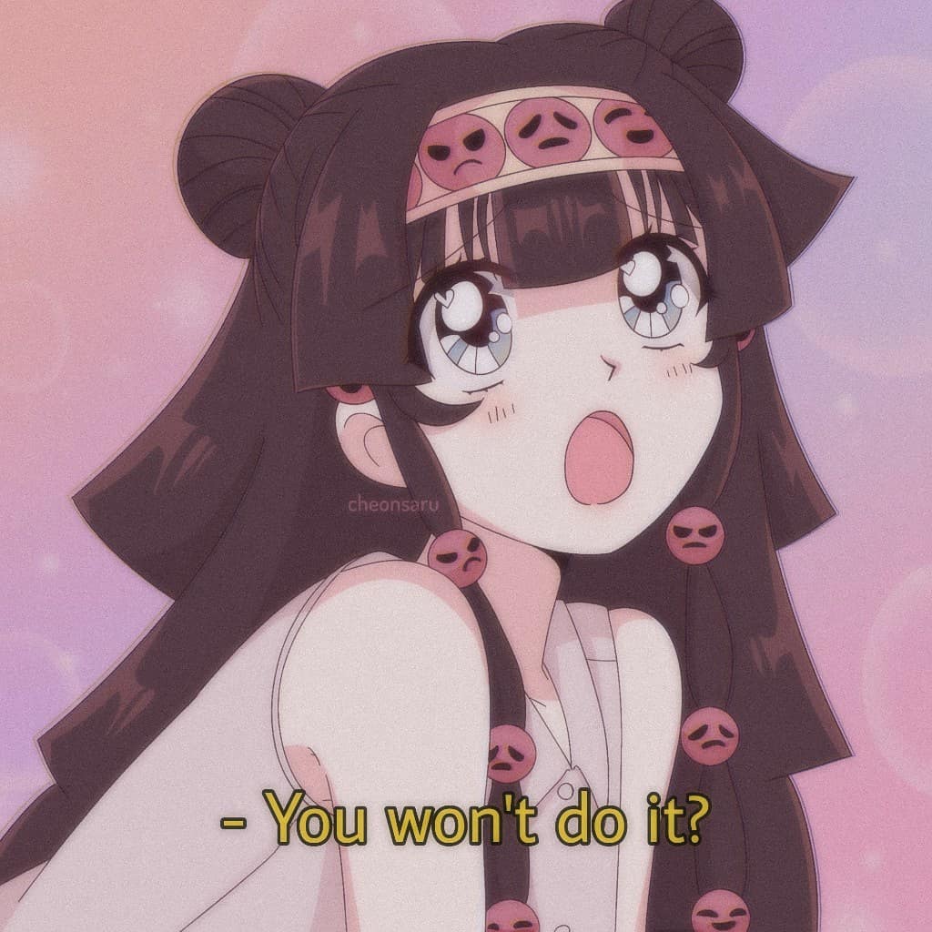 1girl alluka_zoldyck black_hair blue_eyes blush cheonsaru double_bun female_child hair_bun hairband hunter_x_hunter long_hair looking_at_another multi-tied_hair pink_shirt shirt solo