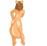 2007 ajin animated anthro brown_hair butt dancing female fur gesture hair hand_on_hip low_res mammal nude orange_body orange_fur pointing rear_view rodent sciurid shaking_hips solo surprise swaying swaying_hips thumbnail tree_squirrel