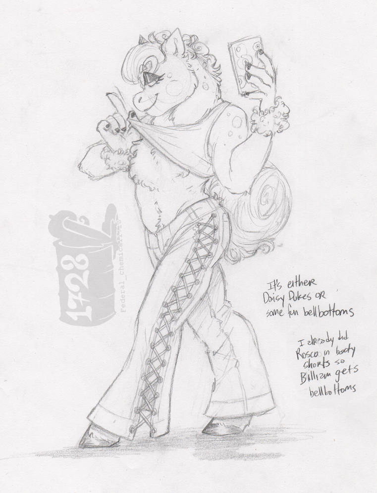 2023 anthro anthrofied bell_bottoms bellbottoms body_hair bottomwear cellphone clothed clothing clothing_lift curled_mane curled_tail curly_fur english_text eyelashes federalchemical1728 fluffy_chest fluffy_pony fluffy_pony_(species) full-length_portrait girly graphite_(artwork) greyscale handwritten_text happy_trail holding_cellphone holding_object holding_phone holding_smartphone hooves humanoid_hands male mammal markings monochrome narrowed_eyes pants pencil_(artwork) phone portrait pose seductive shirt shirt_lift simple_background sketch smartphone smile solo spots spotted_markings standing tail taking_selfie tank_top text topwear traditional_media_(artwork) unguligrade watermark white_background