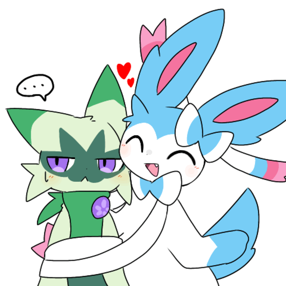 &lt;3 1:1 2023 2d_animation ^_^ ambiguous_gender animated annoyed anthro biped black_pupils blue_body blue_fur blue_markings blue_tail blush blush_lines bodily_fluids bound bow_(anatomy) canid closed_frown cute_fangs digital_media_(artwork) dipstick_ears duo eeveelution ellipsis eyes_closed facial_markings facial_tuft felid flat_colors floragato frame_by_frame frown fur generation_6_pokemon generation_9_pokemon green_body green_fur green_markings happy head_markings loop mammal markings mask_(marking) mouth_closed multicolored_ears narrowed_eyes nintendo open_mouth open_smile pink_inner_ear pokemon pokemon_(species) pupils purple_eyes ribbons_(anatomy) shiny_pokemon short_playtime simple_background smile speech_bubble sweat sweatdrop sylveon tail tontaro white_background