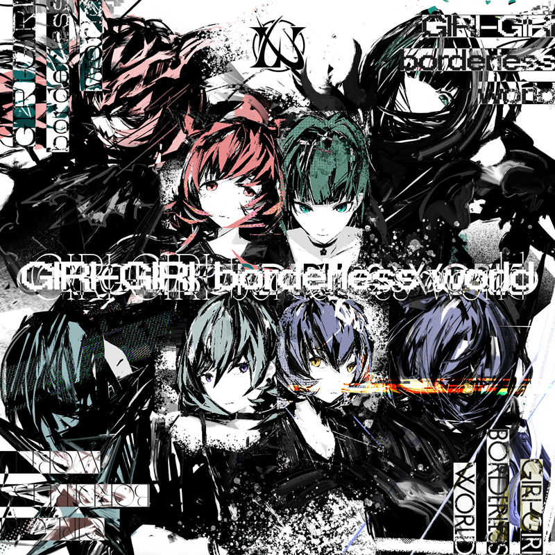 6+girls akazaki_kokoro album_cover black_choker black_dress blue_eyes blue_hair bob_cut choker colored_skin cover double_bun dress dual_persona green_hair grey_hair hair_bun idoly_pride igawa_aoi kanzaki_rio komiyama_ai liznoir long_hair monster multiple_girls official_art pendant_choker pink_eyes pink_hair purple_eyes short_hair upper_body white_skin yellow_eyes