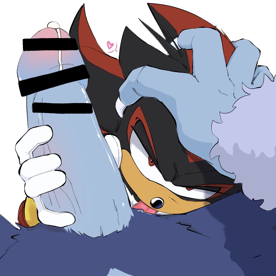 anthro ball_lick balls big_penis bodily_fluids censor_bar duo eulipotyphlan first_person_view genital_fluids genitals hand_on_head handjob huge_penis licking male male/male mammal no1shadowstan oral penile penis precum sega sex shadow_the_hedgehog size_difference sonic_the_hedgehog sonic_the_hedgehog_(series) sonic_the_werehog sonic_unleashed tongue tongue_out were wereeulipotyphlan werehog