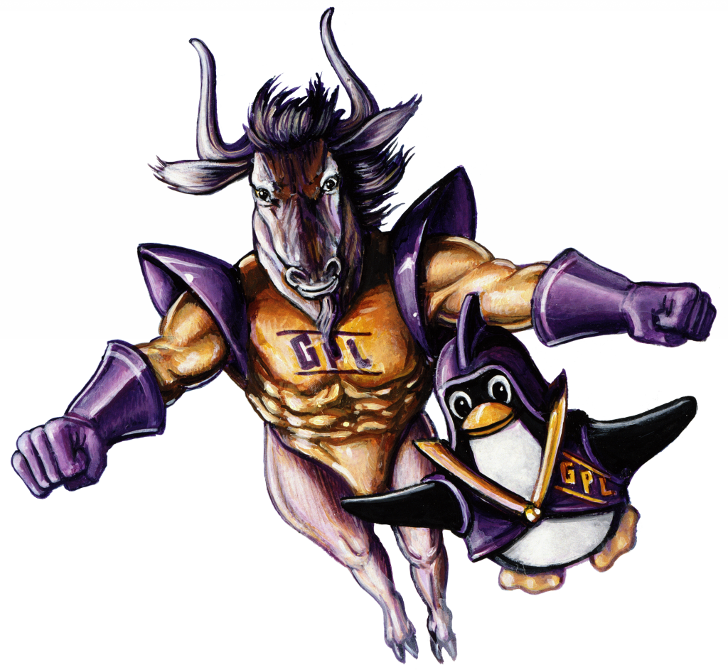 1999 2_horns 3_toes alcelaphine ambiguous_gender antelope anthro armor beak black_body bovid brown_body brown_fur clothing countershade_torso countershading duo feet flippers flying fur gloves gnu gnu_(foss) gnu_fdl handwear headgear helmet horn humanoid_hands linux lissanne_lake male mammal mane muscular muscular_anthro muscular_male semi-anthro simple_background snout suit superhero toes topwear tux_the_penguin vest white_background white_body white_countershading