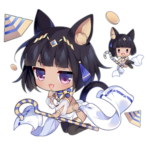:3 animal_ear_fluff animal_ears anklet artist_request black_thighhighs blush blush_stickers bra chibi coin dark-skinned_female dark_skin detached_sleeves egyptian egyptian_clothes fairy_(girls'_frontline) fang full_body girls'_frontline hair_ornament hand_on_own_chin jackal_ears jackal_tail jewelry jitome looking_at_viewer multiple_girls o-ring o-ring_bottom official_art open_mouth paw-shaped_pupils purple_eyes pyramid_(geometry) sand_dancer_fairy_(girls'_frontline) see-through see-through_sleeves shepherd's_crook short_eyebrows simple_background smile smug tassel tassel_hair_ornament thick_eyebrows thighhighs third-party_source tiara transparent_background underwear usekh_collar white_bra |_|