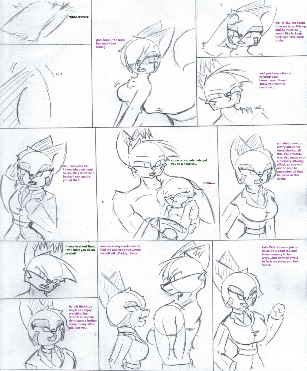 after_sex angry anthro big_breasts big_butt blush bodily_fluids breasts butt canid canine carrying_another clothed clothed_female clothing coat colorless comic curvy_figure dialogue dipstick_ears dirty_talk disney drugged duo facial_markings fangs female fox hand_on_arm hand_on_leg head_markings head_tuft hi_res holding_object holding_phone judy_hopps lagomorph larger_female larger_male leporid looking_at_another male male/female mammal markings multicolored_ears muscular muscular_male neck_tuft necktie nick_wilde one_eye_obstructed pace-maker partially_clothed partially_clothed_male phone rabbit scar scarlett_(yitexity) shaking size_difference smaller_female smile smug sound_effects substance_intoxication sweat taunting teeth tired topwear traditional_media_(artwork) trenchcoat tuft unconscious zootopia