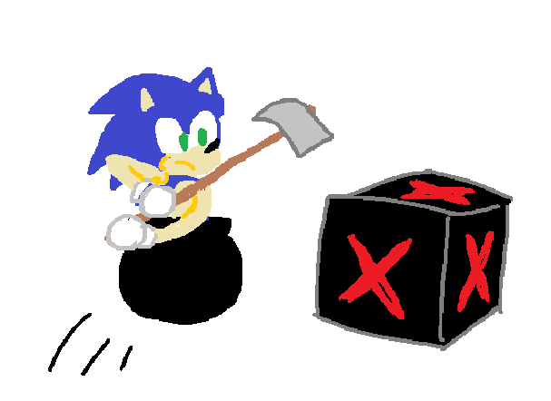 1920s_(style) 1boy 2023 cauldron crossover furry furry_male getting_over_it green_eyes hammer hedgehog hooxiedev in_cauldron male_focus sega solo sonic_(series) sonic_frontiers sonic_the_hedgehog white_background