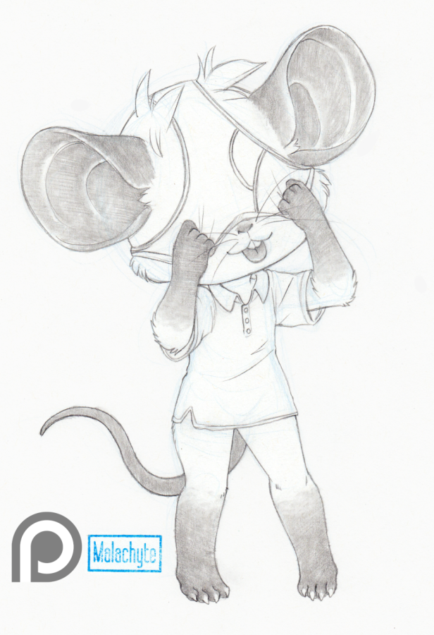 2016 anthro biped biscuit_(biscuits) black_and_white blep briefs briefs_on_head buckteeth chibi claws clothed clothing front_view full-length_portrait gloves_(marking) head_tuft leg_markings malachyte male mammal markings monochrome murid murine portrait rat rodent shirt simple_background sketch socks_(marking) solo standing teeth toe_claws tongue tongue_out topwear tuft underwear underwear_on_head whiskers white_background