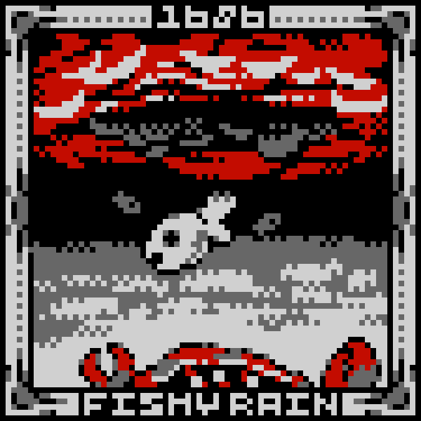 16-bit 1:1 ambiguous_gender arthropod black_background border chela cloud crab crustacean decapoda digital_media_(artwork) english_text falling feral fin fish fusionist grey_border grey_text group malacostracan marine number partially_colored pixel_(artwork) raining_characters red_clouds restricted_palette scp-1686 scp_foundation simple_background storm tail tail_fin text