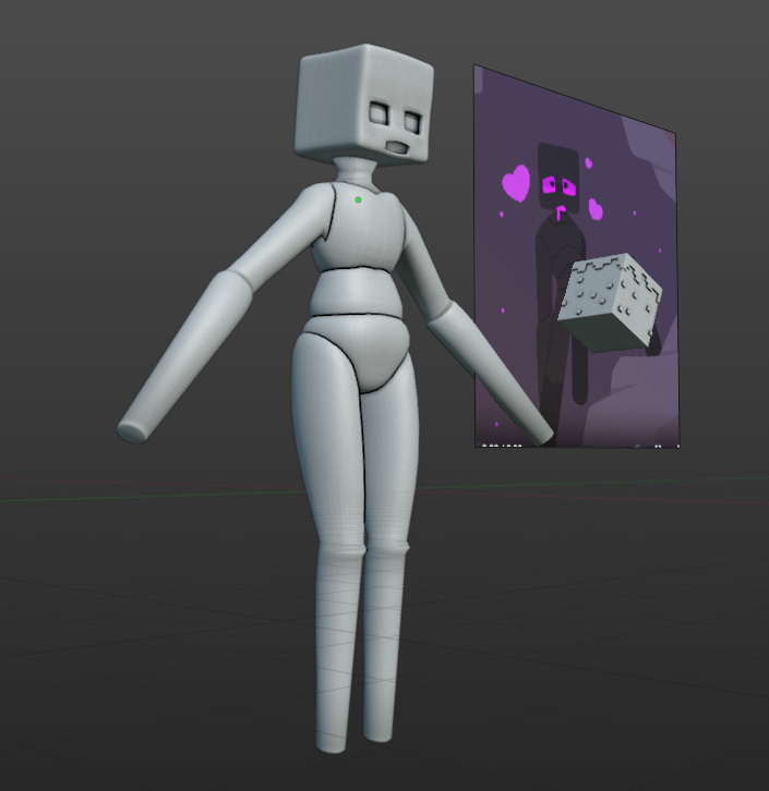 blender_(software) doctor_fastoss enderman female humanoid microsoft minecraft mojang screencap solo unfinished xbox_game_studios