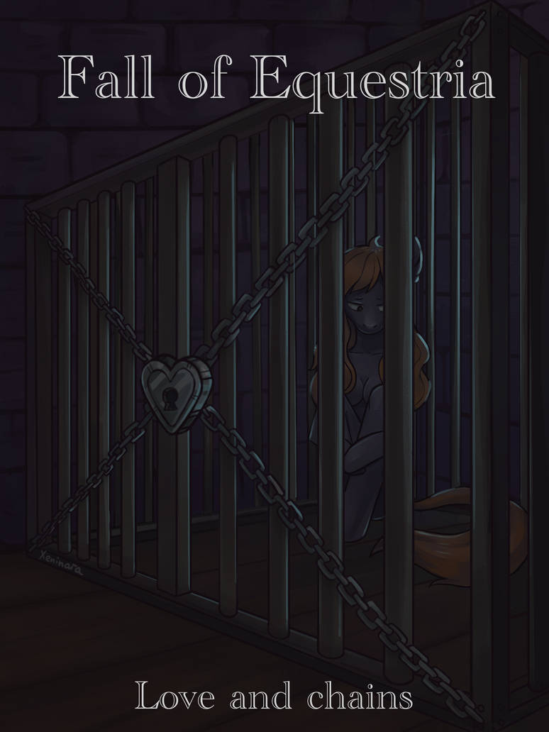 anthro caged fall_of_equestria fan_character female male male/female nude sex_slave solo story story_at_source xeninara
