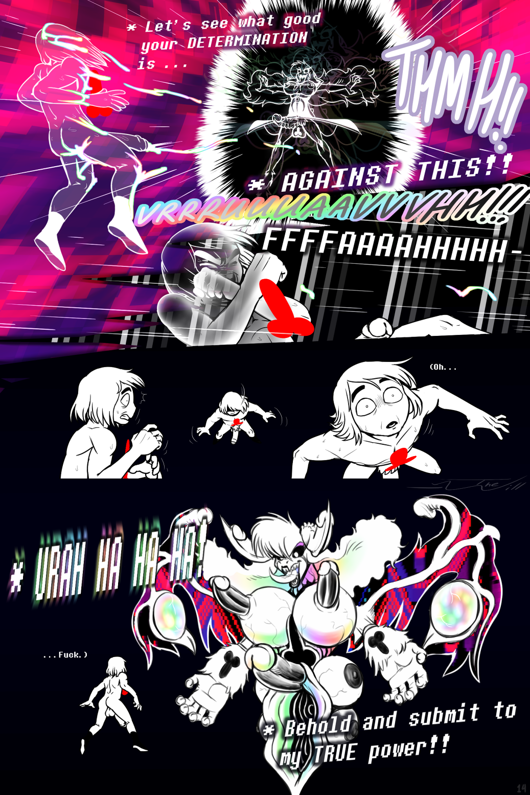 alternate_universe angel_derear anthro asriel_dreemurr_(god_form) balls big_balls big_breasts big_butt big_penis bodily_fluids boss_monster bovid breasts butt caprine clothed clothing comic crossgender cum cum_in_ass cum_inside cum_on_body dicknipples duo floating footwear footwear_only frisk_(undertale) frisky_(under(her)tail) genital_fluids genitals goat hair herm hi_res high_heels horn huge_penis human intersex long_hair long_tongue male mammal messy_hair monster mostly_nude nails outline ovaries partially_clothed penis penis_fingers penis_horn profanity pseudo_horn pubes rainbow shapeshift sharp_nails sharp_teeth shoes shoes_only size_difference sweat tears teeth text thewill tongue under(her)tail undertale undertale_(series) unusual_anatomy unusual_genitalia_placement unusual_penis_placement what_has_magic_done where_is_your_god_now white_outline wide_eyed wings