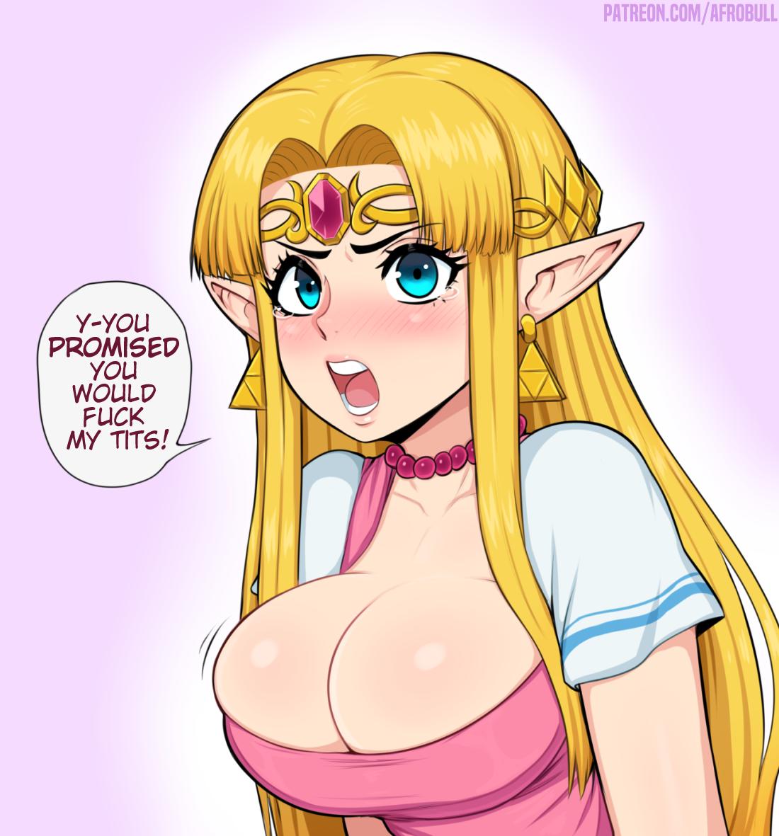 &gt;:o 1girl :o afrobull angry arms_at_sides bangs bead_necklace beads blonde_hair blue_eyes blush breasts circlet cleavage collarbone dress earrings elf english_text eyebrows_visible_through_hair female gem jewelry large_breasts lavender_background lips long_hair looking_at_viewer lower_teeth neck necklace nintendo open_mouth parted_bangs pink_dress pointy_ears princess_zelda round_teeth ruby_(stone) shiny shiny_skin short_sleeves solo speech_bubble super_smash_bros. talking tears teeth the_legend_of_zelda the_legend_of_zelda:_a_link_between_worlds tiara triforce triforce_earrings upper_body upper_teeth
