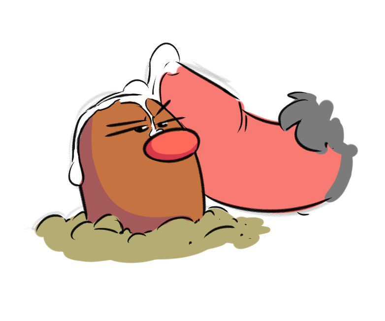 2019 ambiguous_gender animal_genitalia animal_penis cum cum_on_face digital_media_(artwork) diglett disembodied_penis duo erection feral fur ishoka male mammal nintendo penis pok&eacute;mon pok&eacute;mon_(species) simple_background video_games white_background