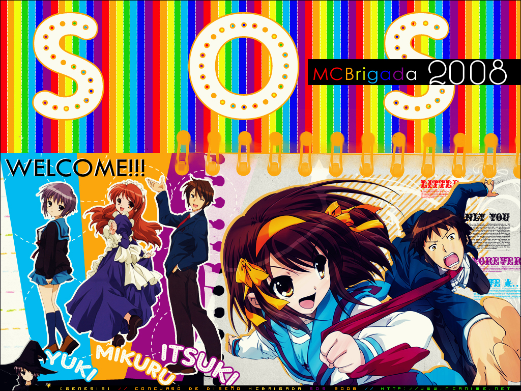 3girls asahina_mikuru engrish gns_desing_x3 kita_high_school_uniform koizumi_itsuki kyon mcanime multiple_boys multiple_girls nagato_yuki ranguage school_uniform spanish suzumiya_haruhi suzumiya_haruhi_no_yuuutsu