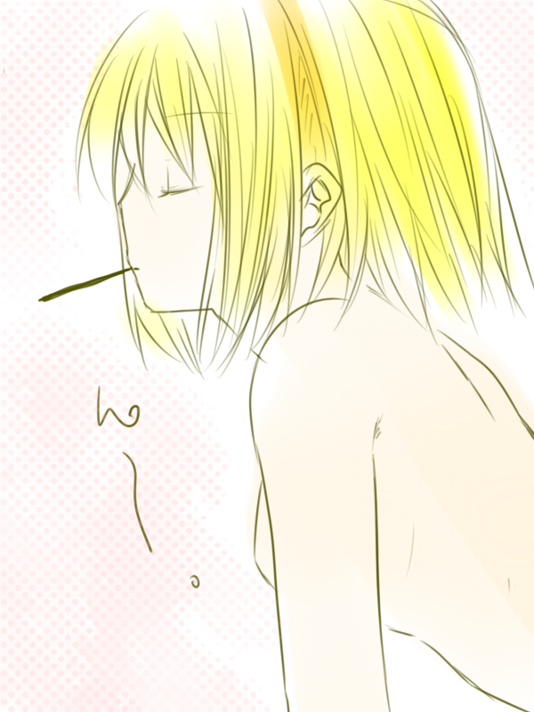 alice_margatroid bad_id bad_pixiv_id blonde_hair closed_eyes nude short_hair solo touhou yjy