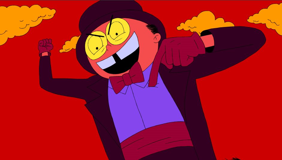 angry male smile superjail top_hat