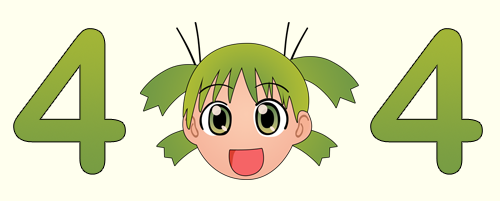 404 4chan green_hair http_status_code koiwai_yotsuba lowres yotsubato!