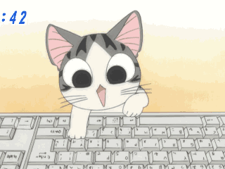 animated animated_gif chi chi's_sweet_home chi's_sweet_home gif keyboard lowres qvga