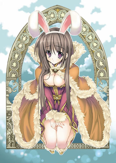 animal_ears artist_request bangs bunny_ears ragnarok_online solo wizard_(ragnarok_online)