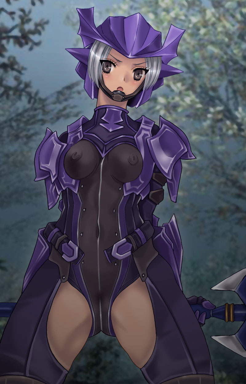 breasts covered_nipples dragoon dragoon_(final_fantasy) elf elvaan fe final_fantasy final_fantasy_xi highres large_breasts pointy_ears solo