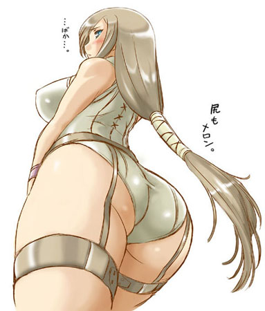 ass blush breasts long_hair lowres tales_of_(series) tales_of_the_abyss tear_grants thighhighs