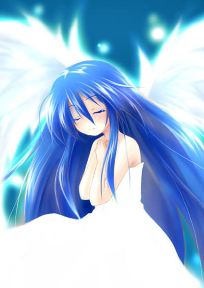 angel angel_wings dousaki_shin'ya izumi_kanata lucky_star solo wings