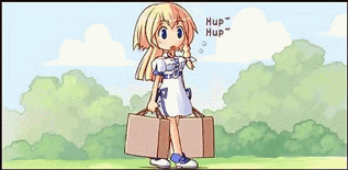 animated animated_gif blonde_hair breasts fun gif lowres
